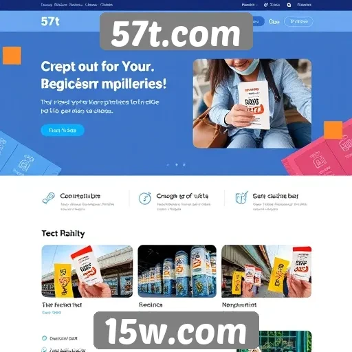 Acessibilidade e design do site 57t.com